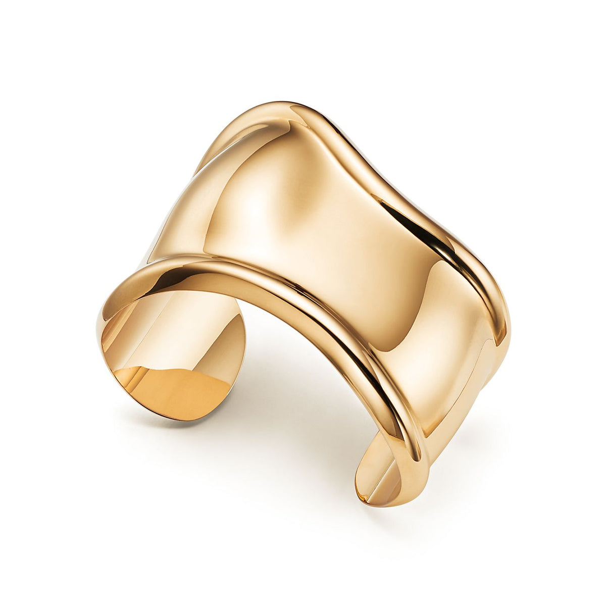 Tiffany Elsa Peretti Small Bone Cuff 18K Gold Bracelet product image 2, provided for visual reference and product detail