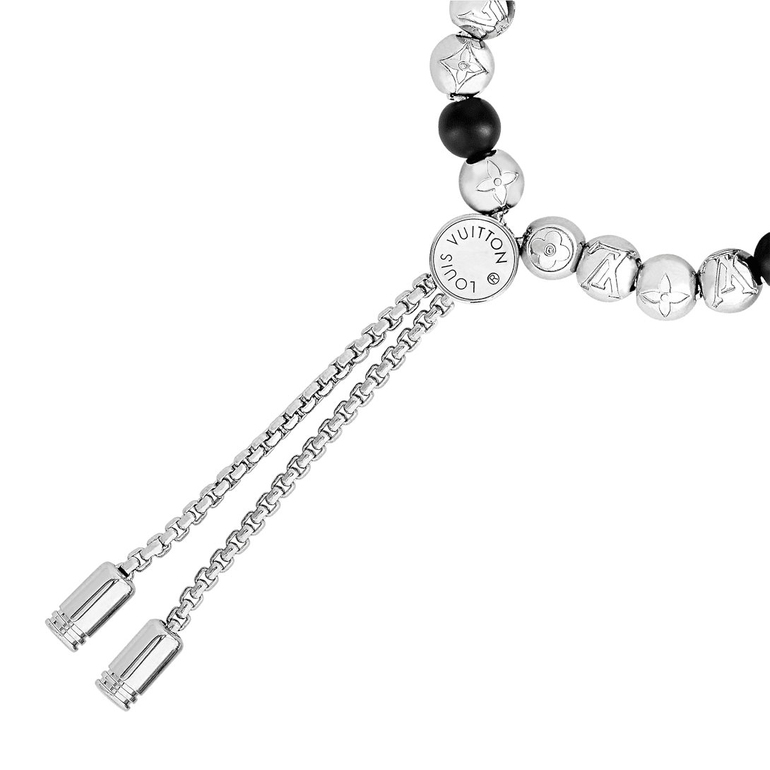 Louis Vuitton Monogram Beads 18K Gold Bracelet product image 2, provided for visual reference and product detail review
