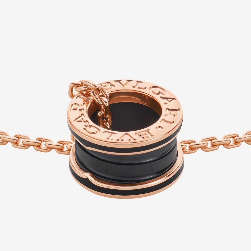 B.zero1 Black Ceramic 18K Gold Necklace product image 5, provided for visual reference and product detail review