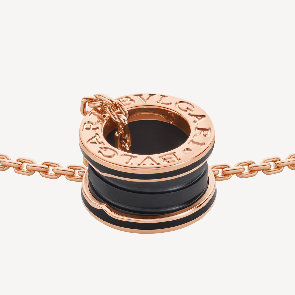 B.zero1 Black Ceramic 18K Gold Necklace product image 5, provided for visual reference and product detail review