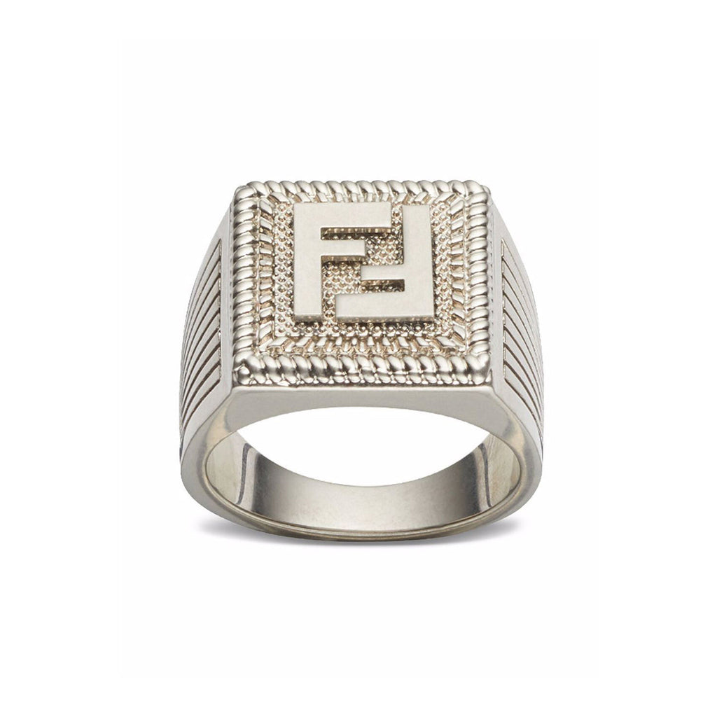 FF Guillochet 18K Gold Ring product image 2, provided for visual reference and product detail review