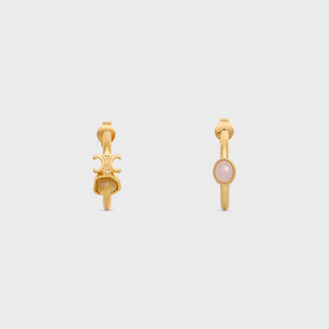 Celine Indie Hoops 18K Gold Earrings product image 5, provided for visual reference and product detail review