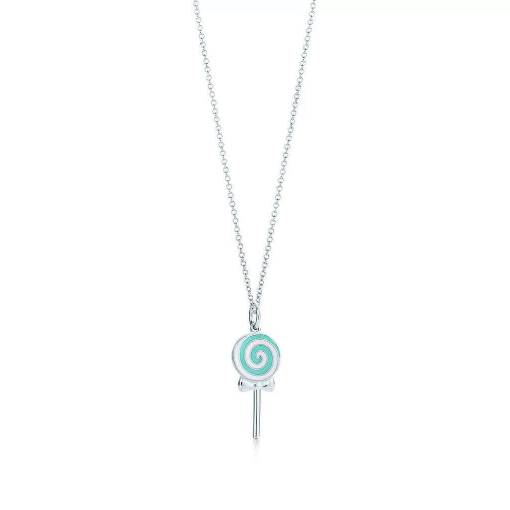 Tiffany Lollipop Charm Chain 18K Gold Necklace product image 1, provided for visual reference and product detail review