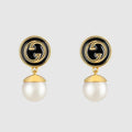 Gucci Double Blondie Pendant 18K Gold Earrings product image 1, provided for visual reference and product detail review