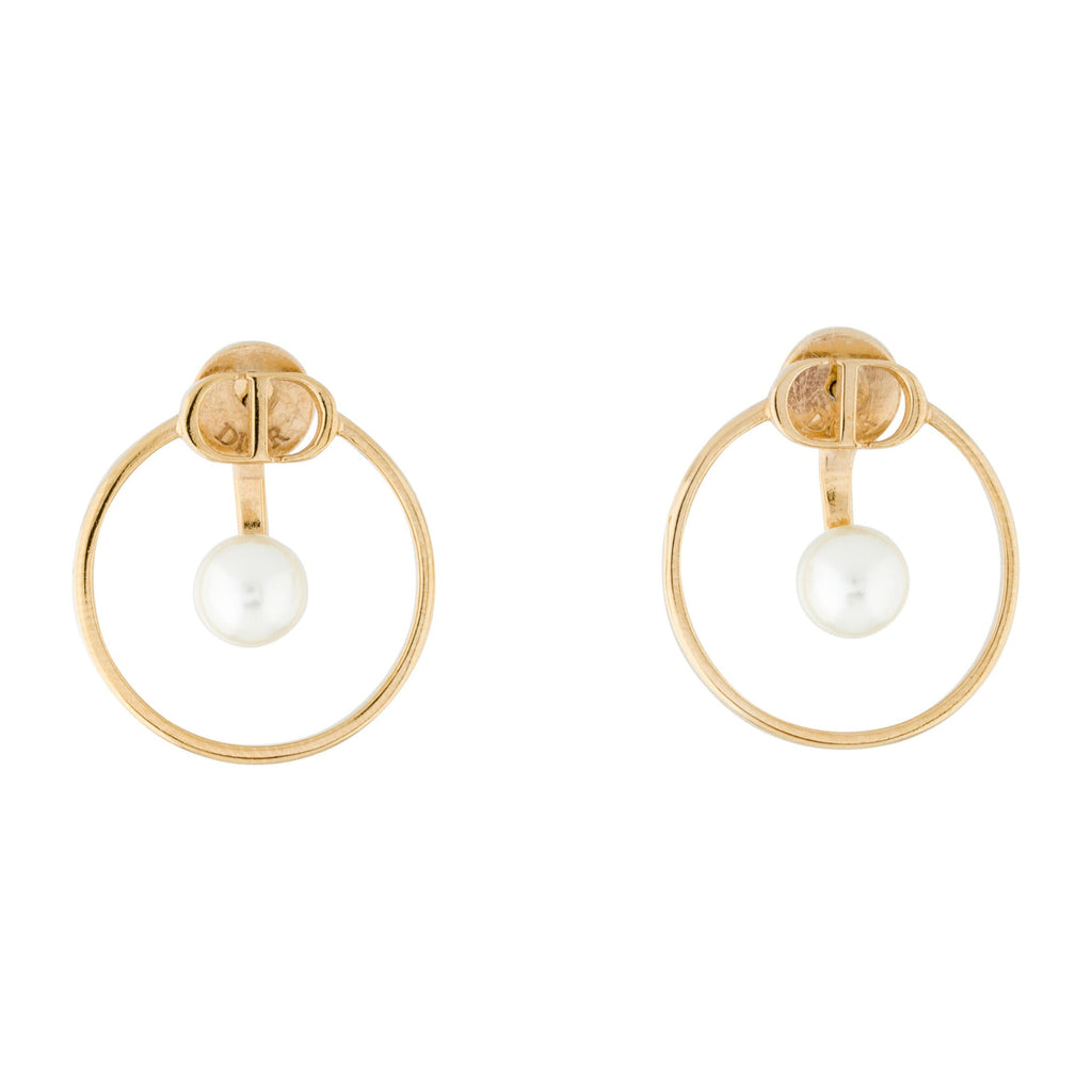 Dior 30 Montaigne Pearls 18K Gold Earrings product image 1, provided for visual reference and product detail review