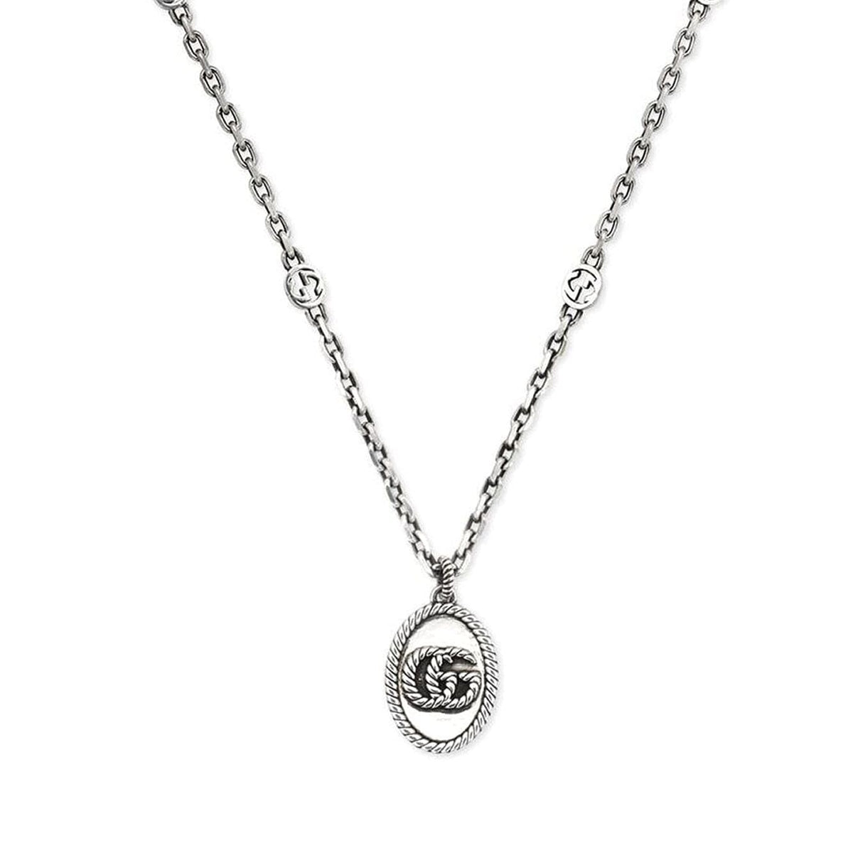 Double Gucci Pendant Necklace product image 1, provided for visual reference and product detail review