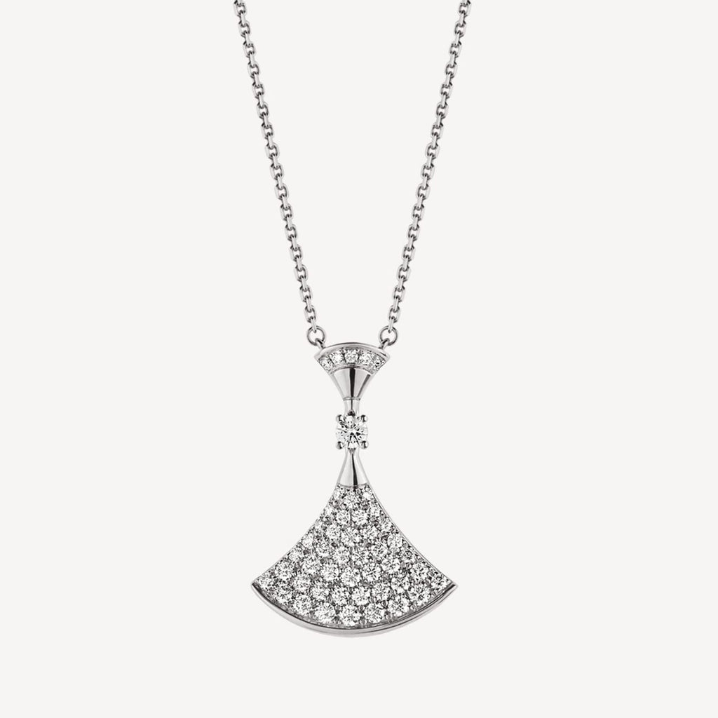 Bvlgari BVLGARI Dream Pave Diamond 18K Gold Necklace product image 1, provided for visual reference and product detail review
