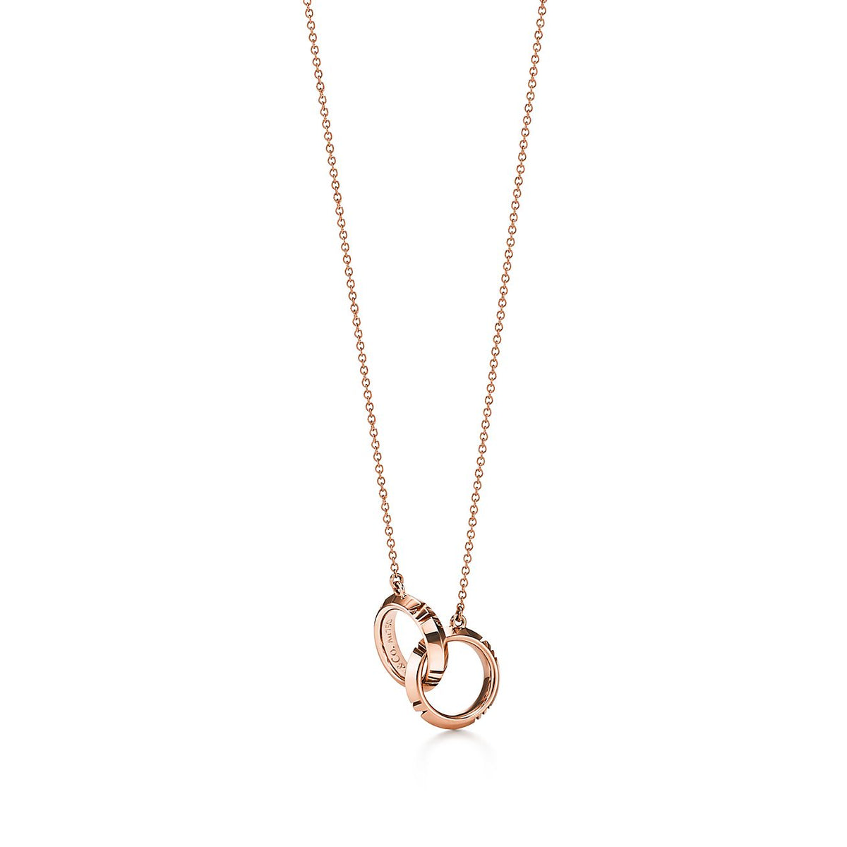 Tiffany Atlas X Closed Interlocking Pendant 18K Gold Necklace product image 1, provided for visual reference and product
