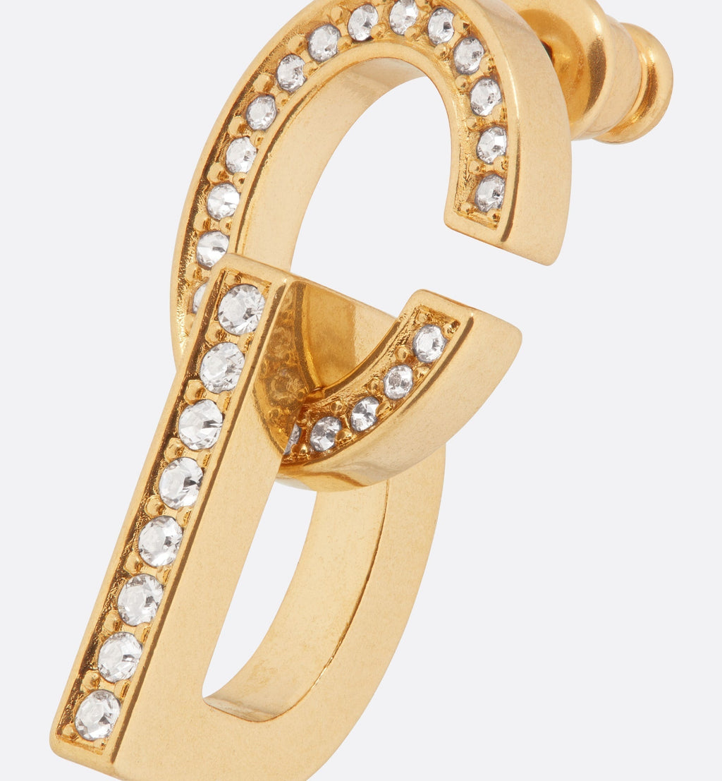 Dior Lock 18K Gold Earrings product image 3, provided for visual reference and product detail review