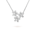 Three Flowers Socrate 18K Gold Necklace product image 1, provided for visual reference and product detail review