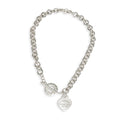 Tiffany Heart Tag 18K Gold Necklace product image 1, provided for visual reference and product detail review