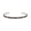Double Gucci Interlocking Gucci Cuff With Flowers Bracelet product image 1, provided for visual reference and product detail