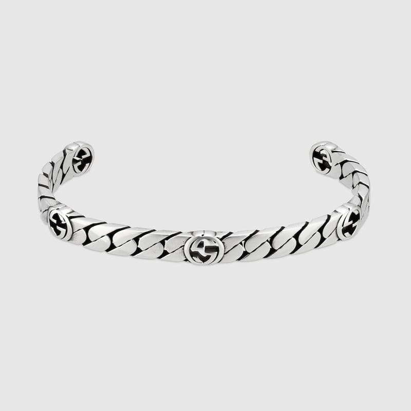 Double Gucci Interlocking Gucci Cuff Bracelet product image 1, provided for visual reference and product detail review