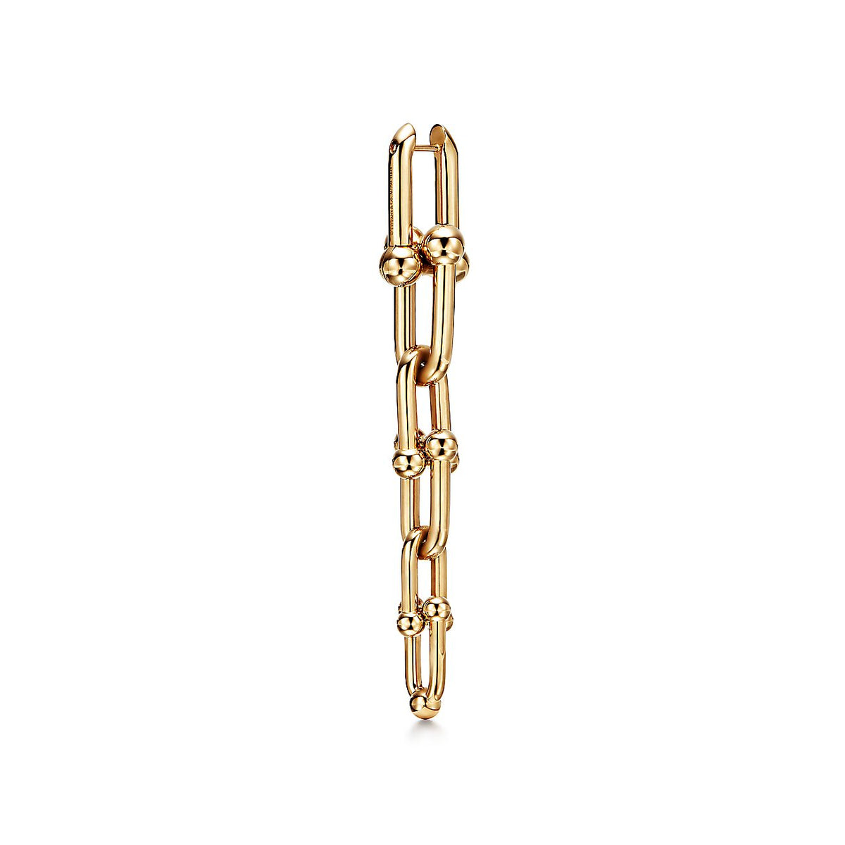 Tiffany HardWear Graduated Link 18K Gold Earrings product image 12, provided for visual reference and product detail review