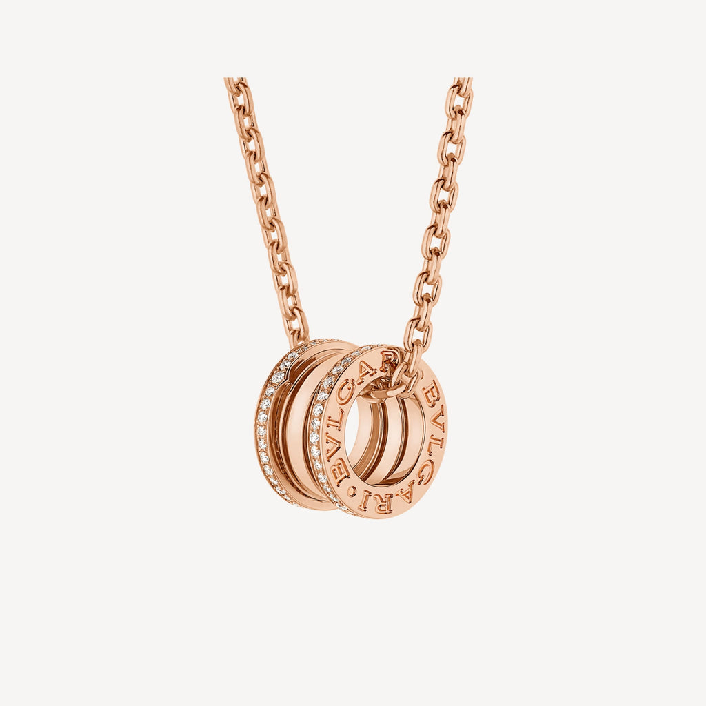 B.zero1 Pave Diamonds 18K Gold Necklace product image 1, provided for visual reference and product detail review