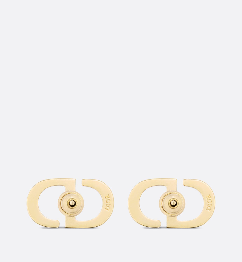 Dior Petit Stud Fuchsia Crystals 18K Gold Earrings product image 3, provided for visual reference and product detail review