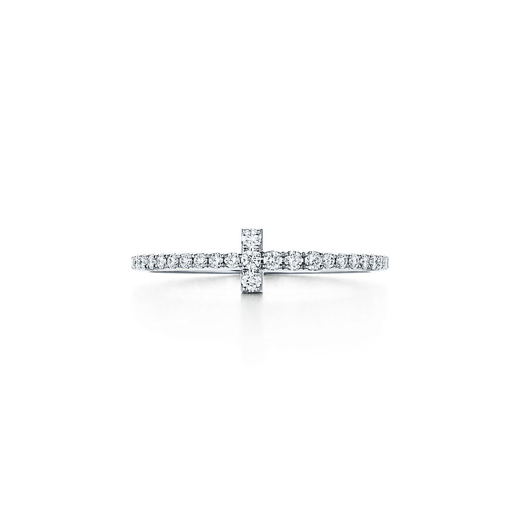 Tiffany Diamond Wire 18K Gold Ring product image 1, provided for visual reference and product detail review
