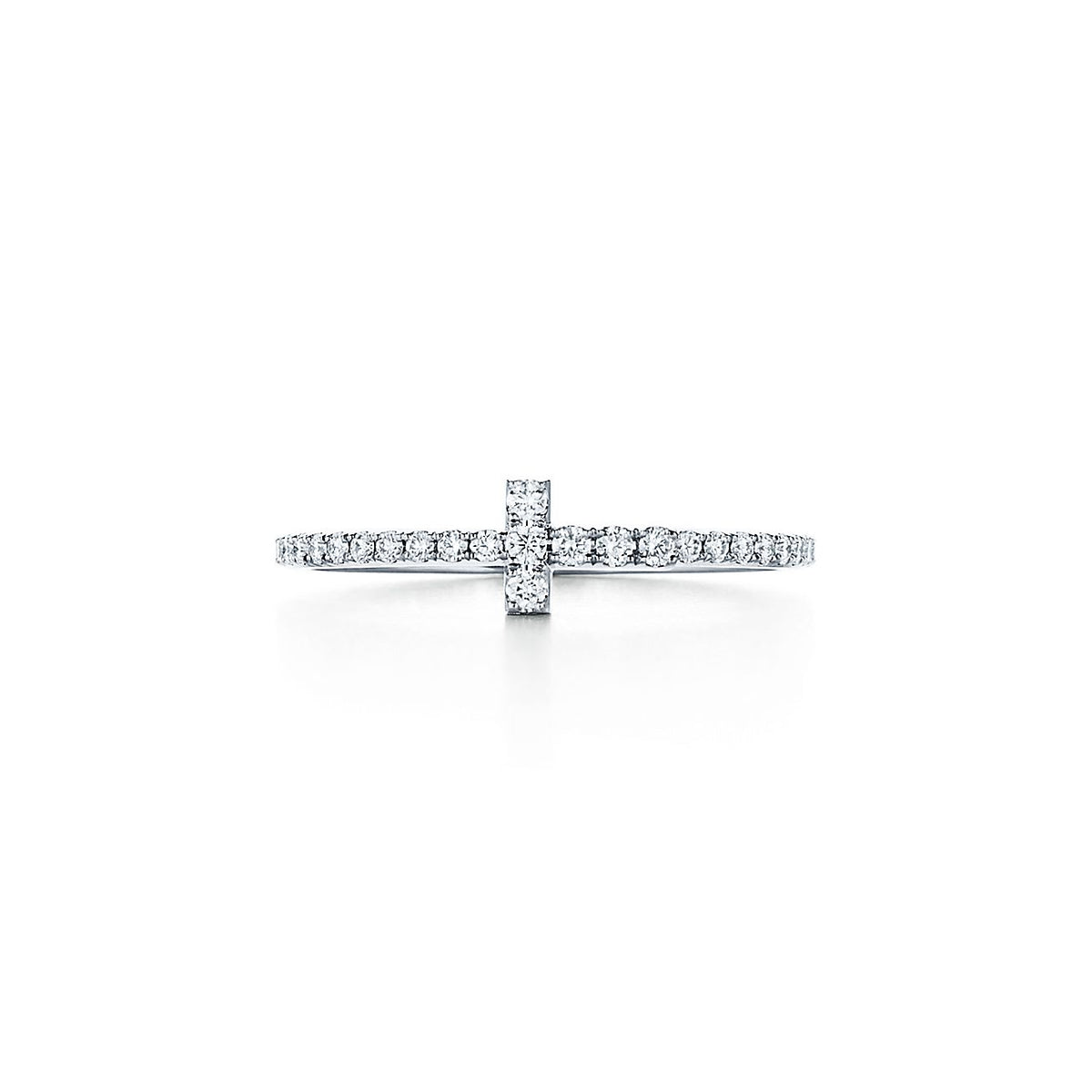 Tiffany Diamond Wire 18K Gold Ring product image 1, provided for visual reference and product detail review