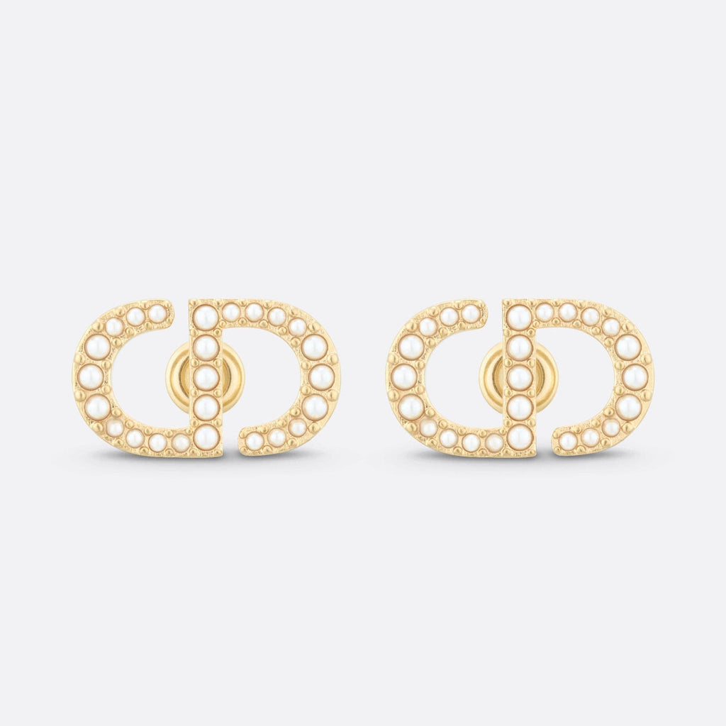 Dior Petit Stud 18K Gold Earrings product image 1, provided for visual reference and product detail review