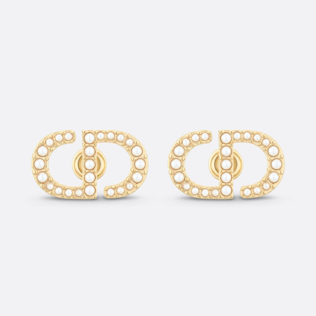Dior Petit Stud 18K Gold Earrings product image 1, provided for visual reference and product detail review
