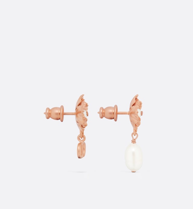 Dior D-Millefiori 18K Gold Earrings product image 8, provided for visual reference and product detail review