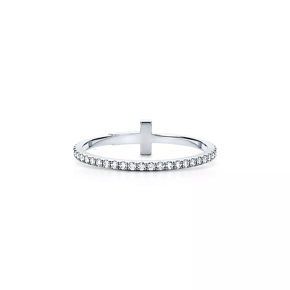 Tiffany Diamond Wire 18K Gold Ring product image 7, provided for visual reference and product detail review