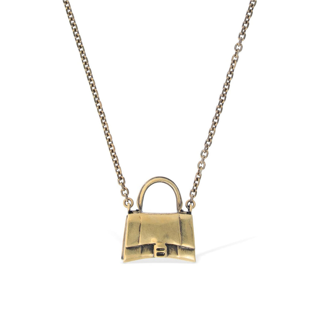 Balenciaga Hourglass Bag 18K Gold Necklace product image 1, provided for visual reference and product detail review