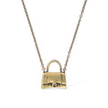 Balenciaga Hourglass Bag 18K Gold Necklace product image 1, provided for visual reference and product detail review