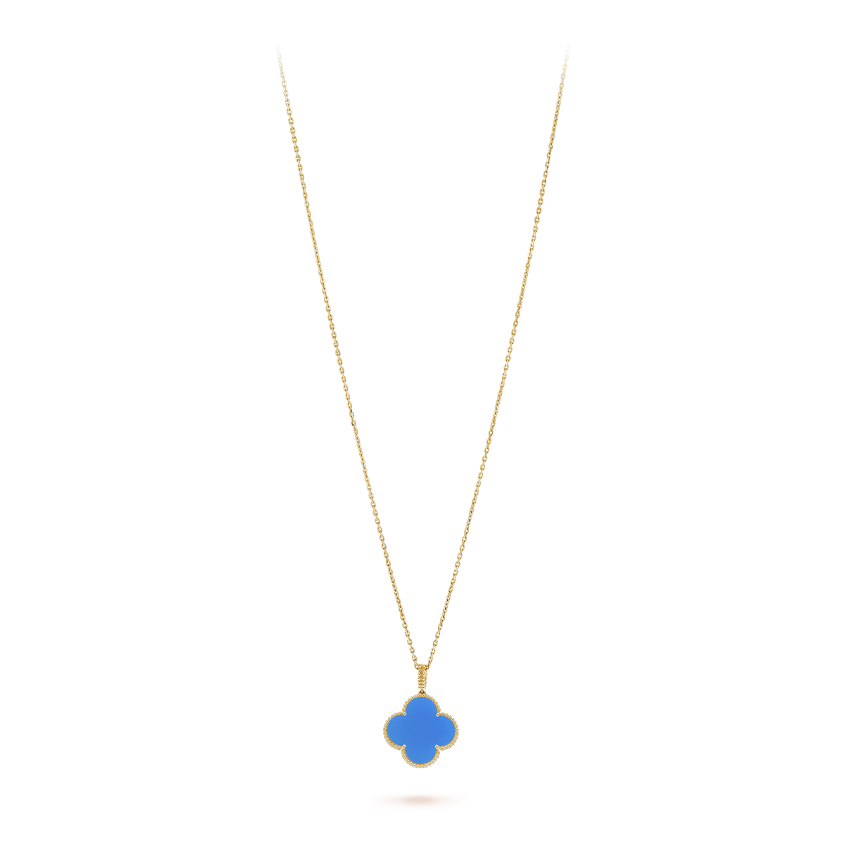 Magic Alhambra Agate Clover 18K Gold Necklace product image 6, provided for visual reference and product detail review