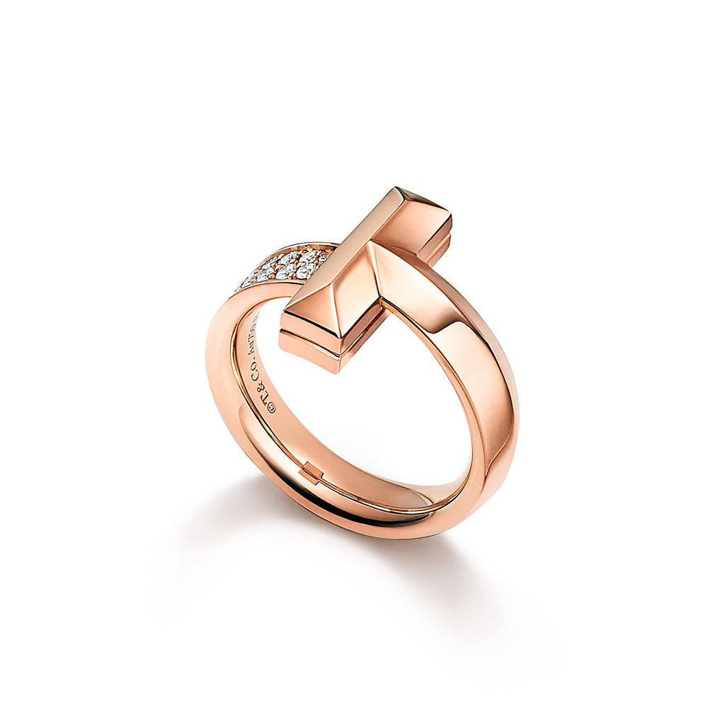 Tiffany T1 Diamonds 18K Gold Ring product image 3, provided for visual reference and product detail review