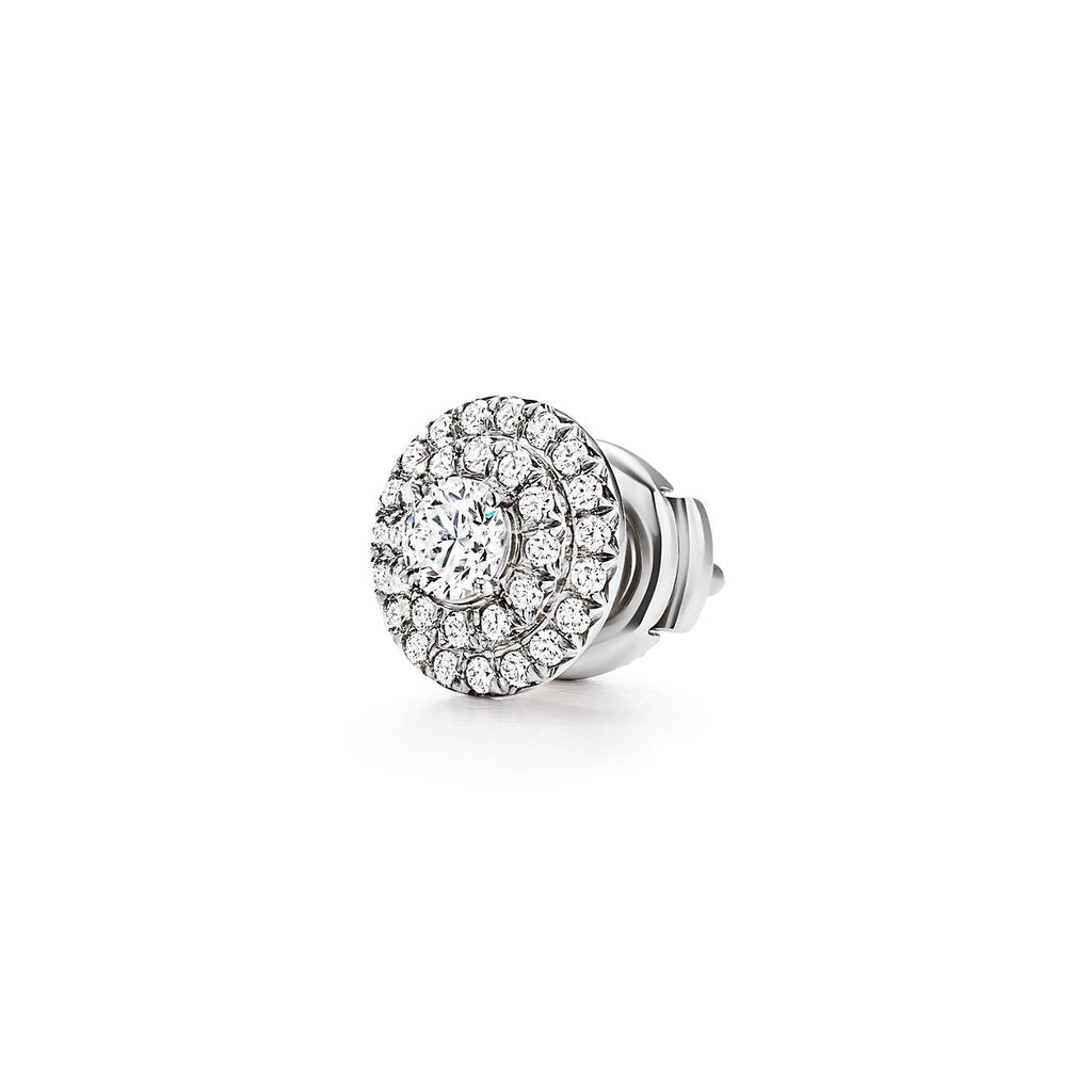 Tiffany Soleste Diamonds 18K White Gold Earrings product image 2, provided for visual reference and product detail review