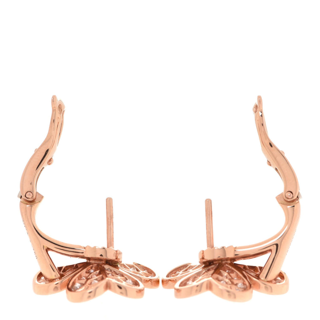 Frivole Pink Sapphire 18K Gold Earrings product image 5, provided for visual reference and product detail review