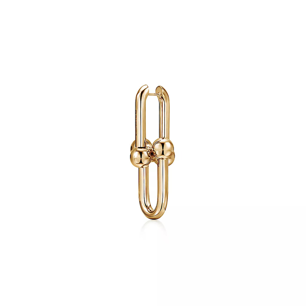 Tiffany HardWear Extra Large Link 18K Gold Earrings product image 8, provided for visual reference and product detail review