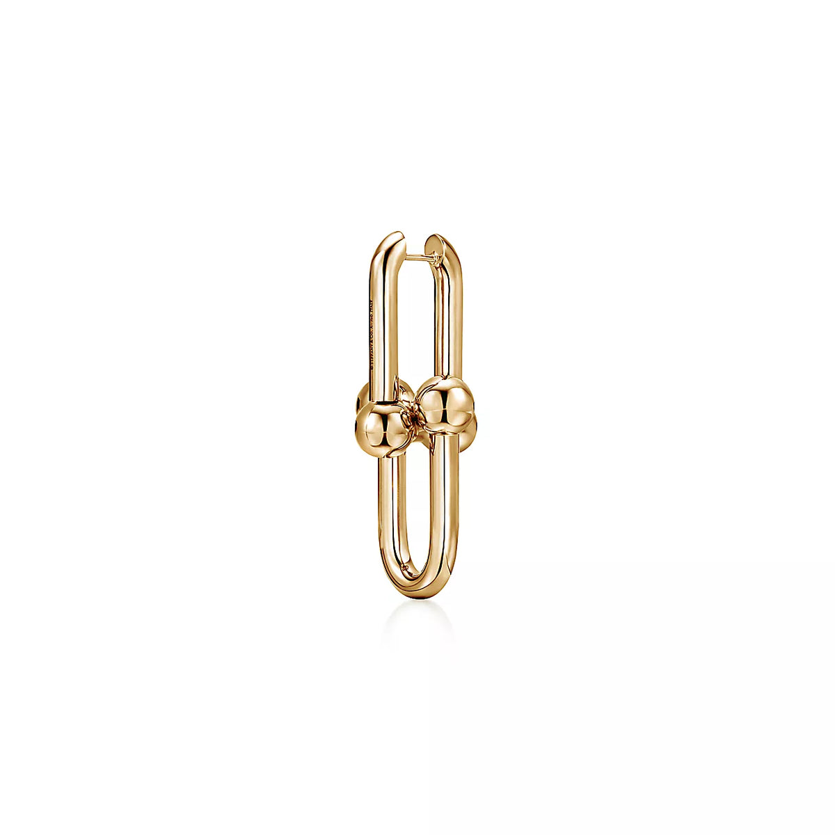 Tiffany HardWear Extra Large Link 18K Gold Earrings product image 8, provided for visual reference and product detail review