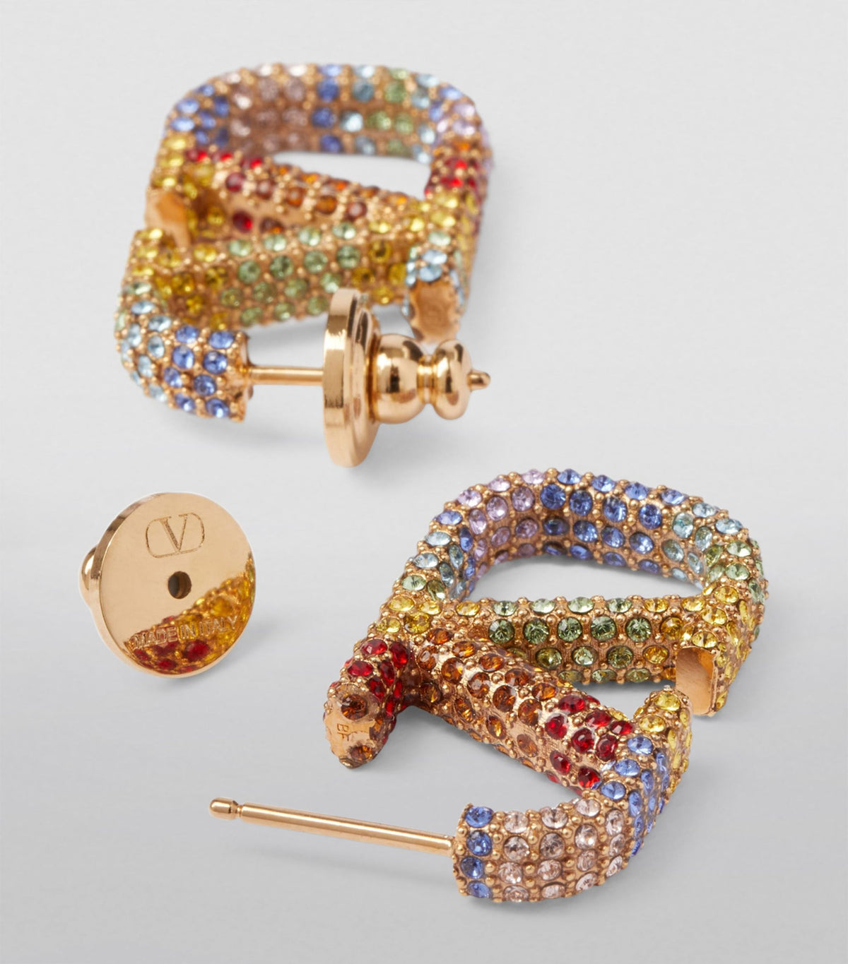 Valentino Valentino Signature 18K Gold Earrings product image 6, provided for visual reference and product detail review
