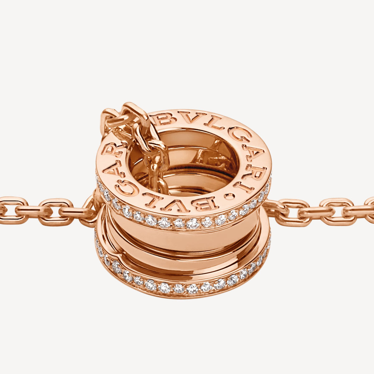 B.zero1 Pave Diamonds 18K Gold Necklace product image 5, provided for visual reference and product detail review