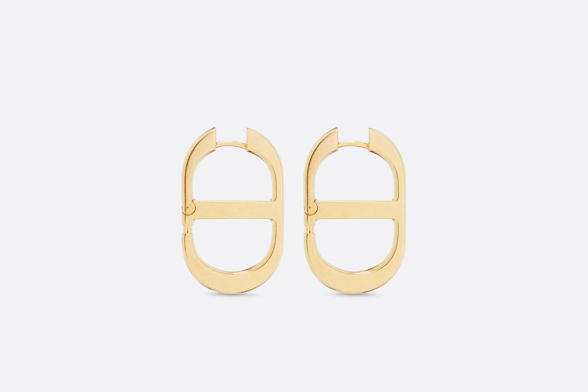 Dior 30 Montaigne Rani Pink 18K Gold Earrings product image 4, provided for visual reference and product detail review