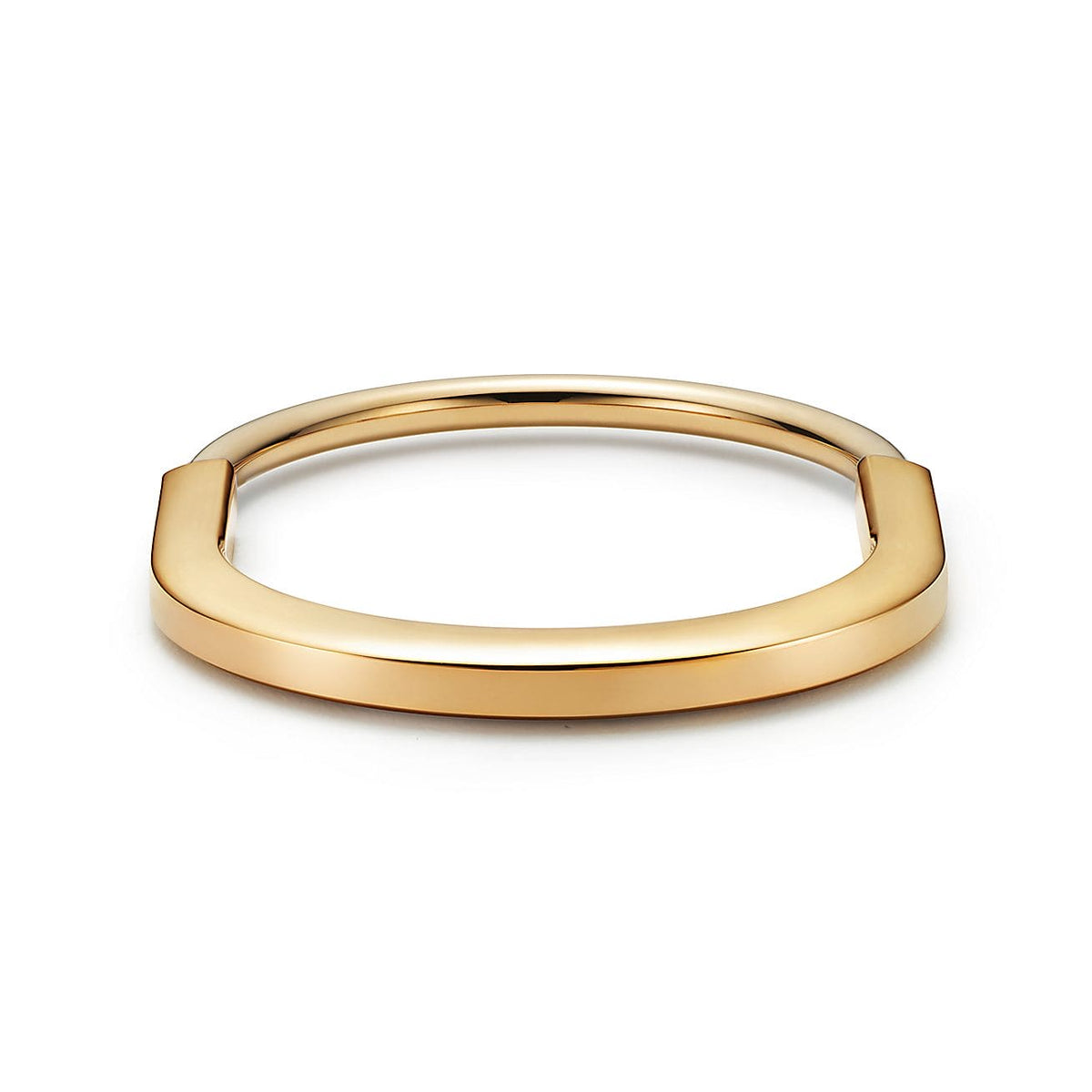 Tiffany Lock Bangle 18K Gold Bracelet product image 8, provided for visual reference and product detail review