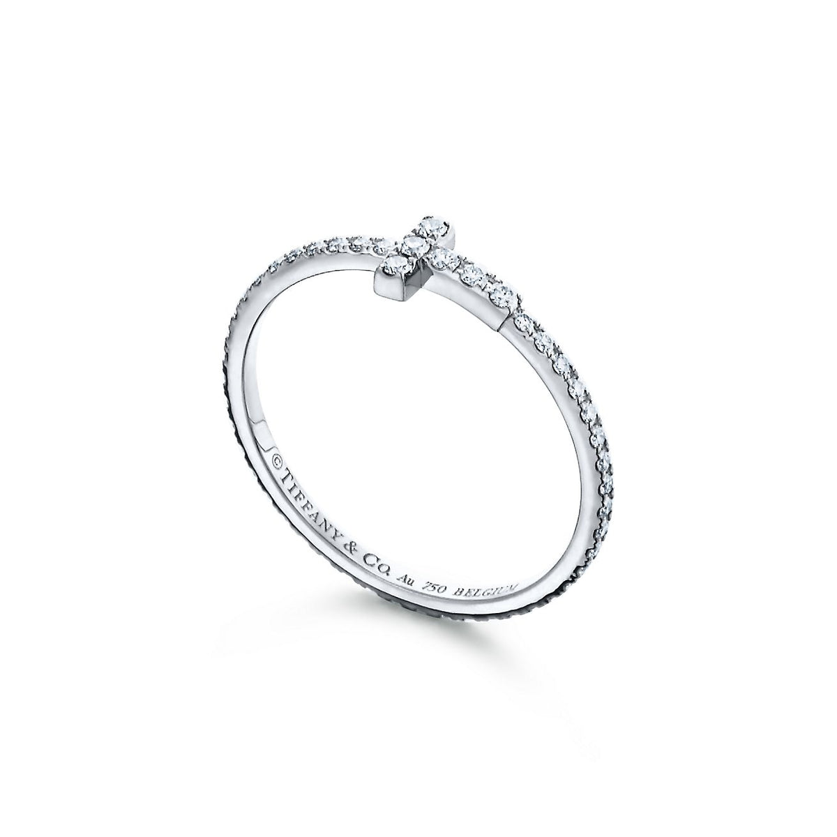Tiffany Diamond Wire 18K Gold Ring product image 1, provided for visual reference and product detail review