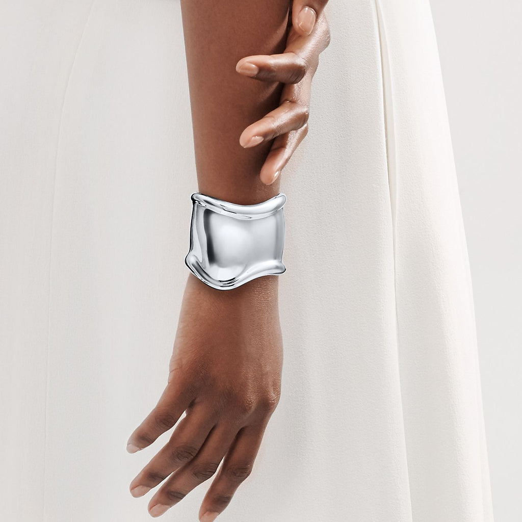 Elsa Peretti Medium Bone Cuff Bracelet product image 6, provided for visual reference and product detail review