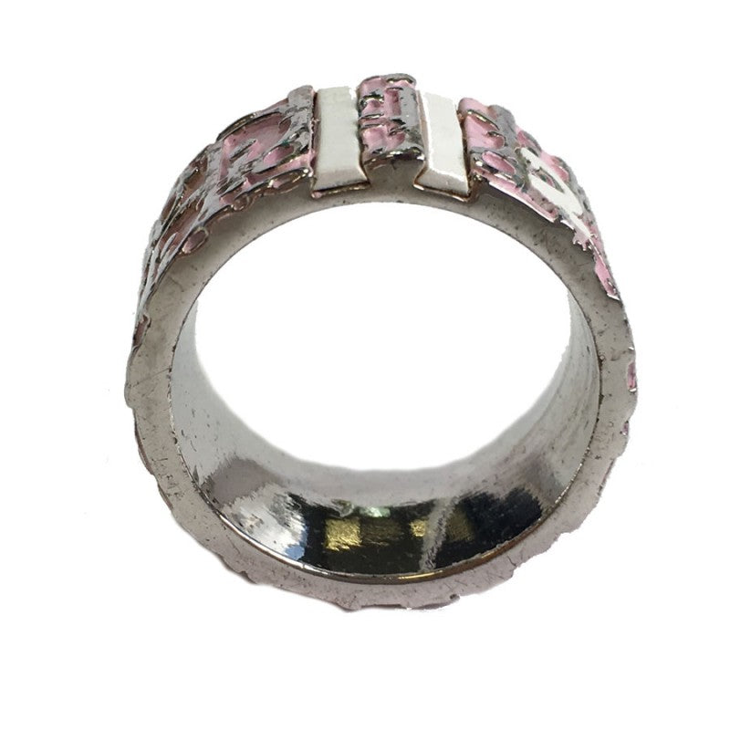 Dior Monogram Enamel 18K Gold Ring product image 4, provided for visual reference and product detail review