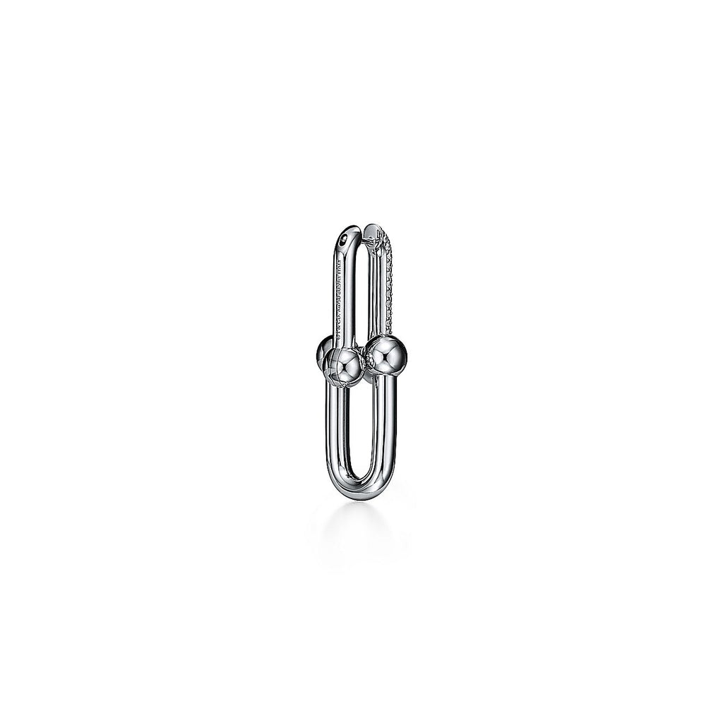 Tiffany HardWear Large Link Diamonds 18K Gold Earrings product image 6, provided for visual reference and product detail