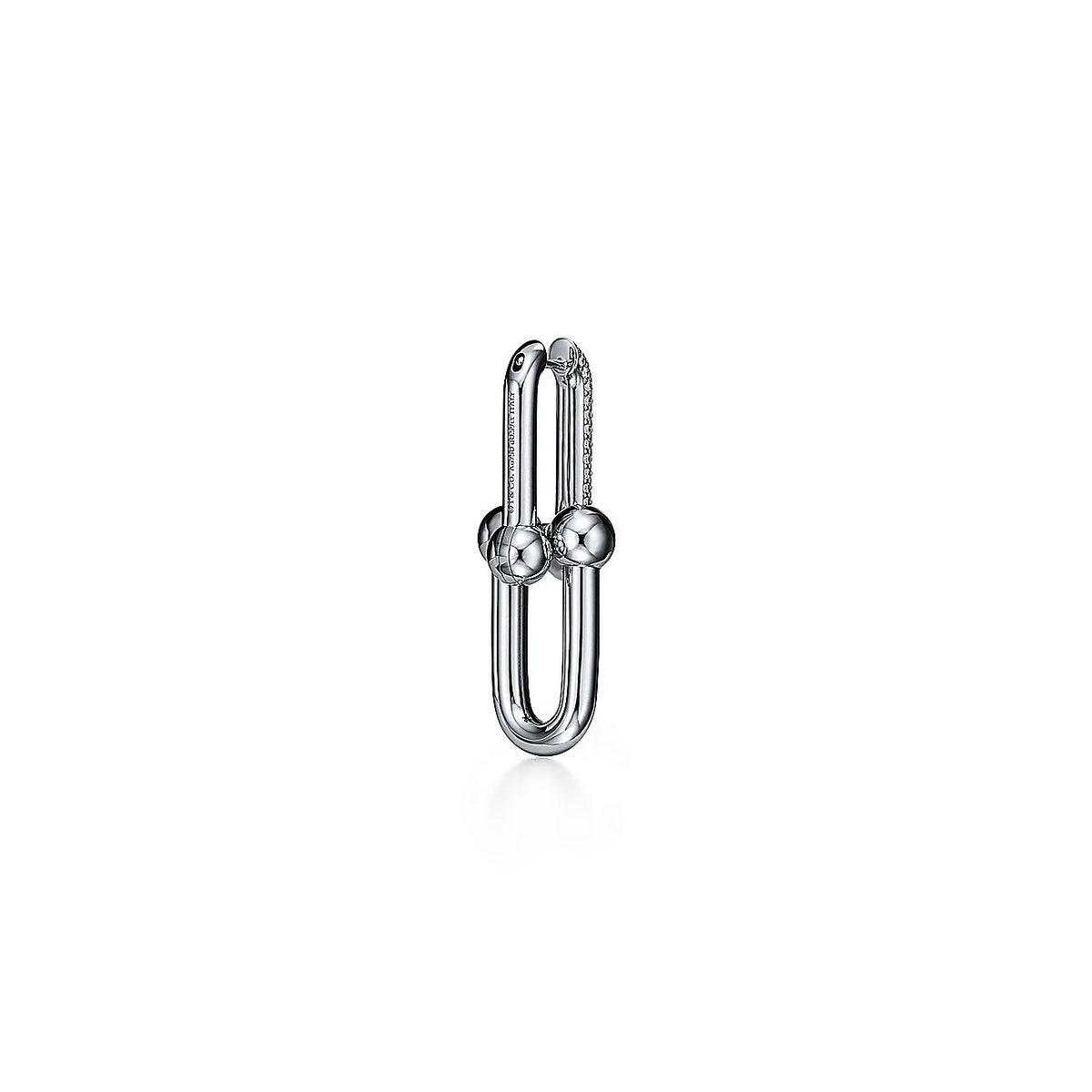 Tiffany HardWear Large Link Diamonds 18K Gold Earrings product image 6, provided for visual reference and product detail