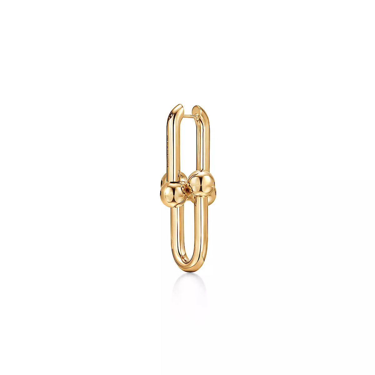Tiffany HardWear Extra Large Link 18K Gold Earrings product image 5, provided for visual reference and product detail review