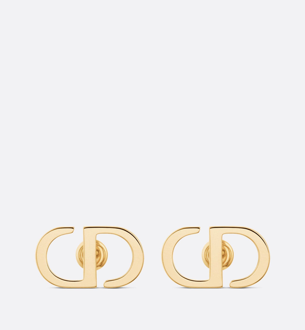 Dior Petit Stud 18K Gold Earrings product image 3, provided for visual reference and product detail review