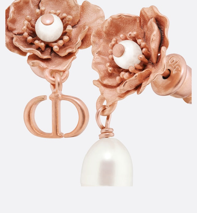 Dior D-Millefiori 18K Gold Earrings product image 7, provided for visual reference and product detail review