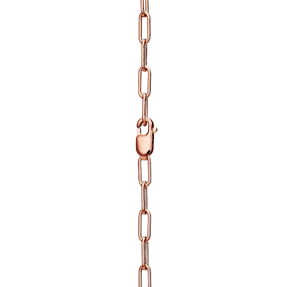 Tiffany Lock Pendant Pave Diamonds 18K Gold Necklace product image 7, provided for visual reference and product detail review