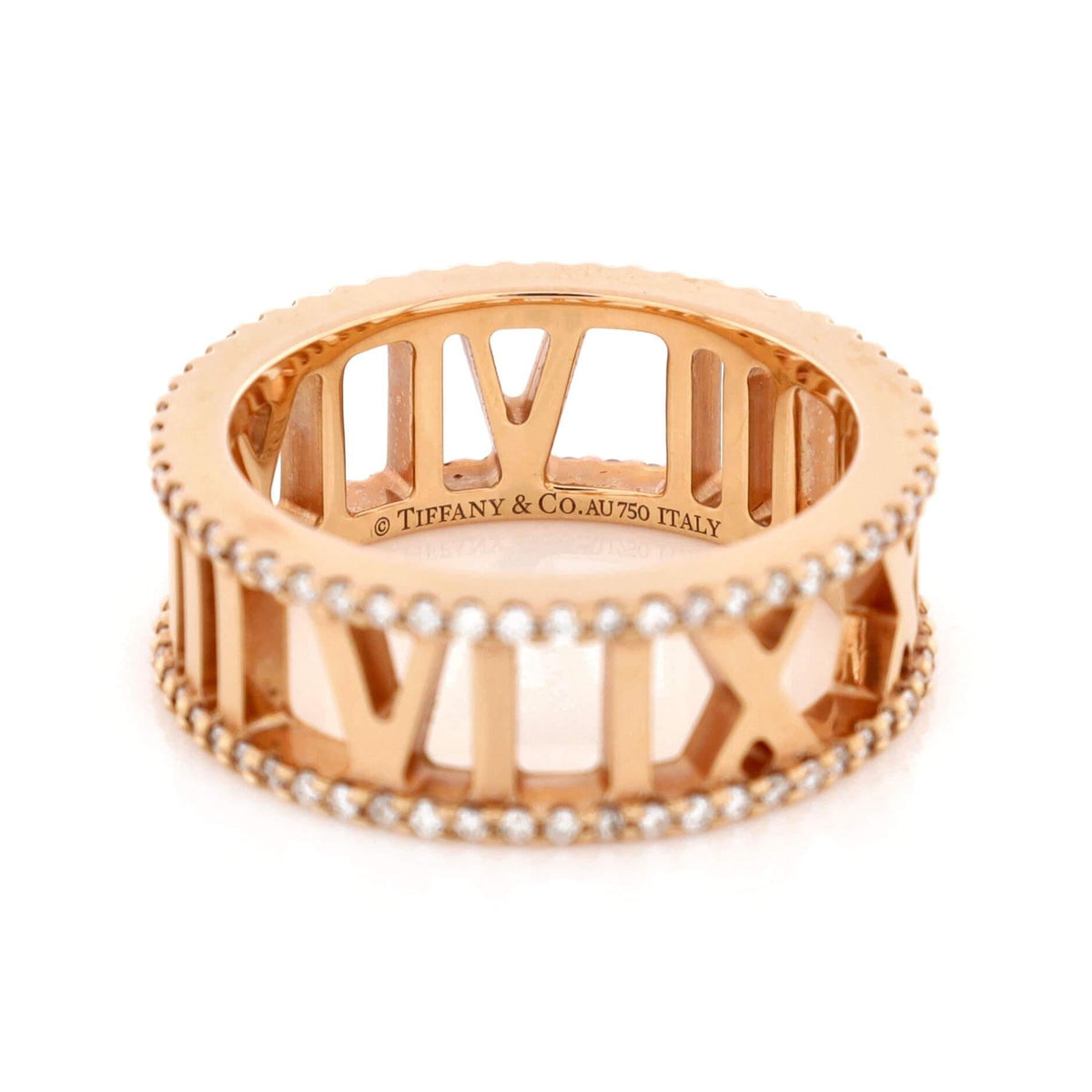 Tiffany Atlas Diamond 18K Gold Ring product image 6, provided for visual reference and product detail review
