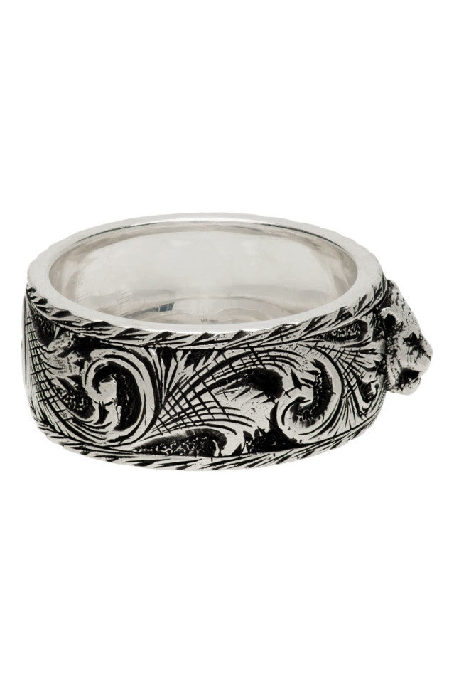 Double Gucci Feline Head Ring product image 7, provided for visual reference and product detail review