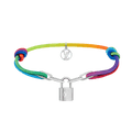 Louis Vuitton Silver Lockit X Virgil Abloh Rainbow 18K Gold Bracelet product image 1, provided for visual reference and